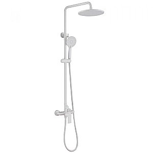 Душевая система ABBER Weiss Insel AF8020FWL белый матовый купить в интернет-магазине сантехники Sanbest