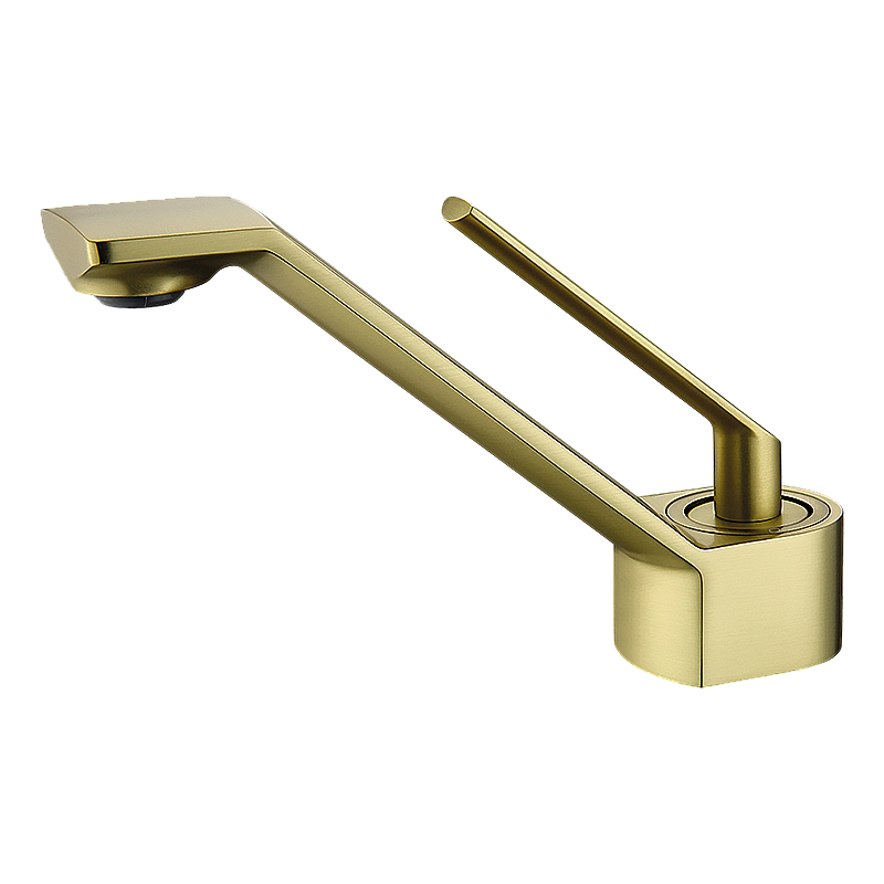 Смеситель для раковины Elghansa URBAN XQ 1613301-MattGold матовое золото купить в интернет-магазине сантехники Sanbest