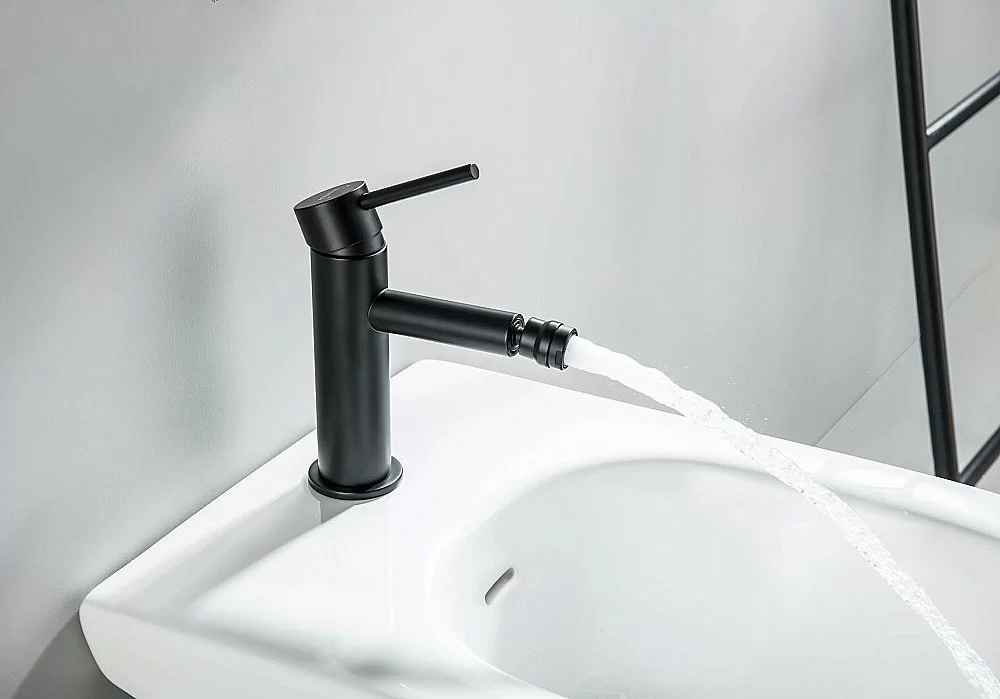 Смеситель для биде Aquatek Европа AQ1318MB черный матовый купить в интернет-магазине сантехники Sanbest