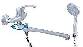 Смеситель комбинированный для ванны RAV-SLEZAK MISSISSIPPI MS057.5/1 купить в интернет-магазине сантехники Sanbest
