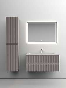 Тумба с раковиной Sancos SNOB T SNT100SM 100 Doha Soft для ванной в интернет-магазине Sanbest