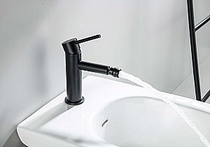 Смеситель для биде Aquatek Европа AQ1318MB черный матовый купить в интернет-магазине сантехники Sanbest