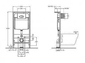 Унитаз подвесной BelBagno UNO-TOR BB5177CH-TOR/SC/BB026/BB082BL белый, с крышкой микролифт, с инсталляцией, безободковый, слив-торнадо купить в интернет-магазине Sanbest