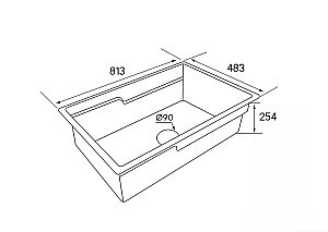 Кухонная мойка Paulmark GLAMP 81 DUO PM028148-WH белая купить в интернет-магазине сантехники Sanbest