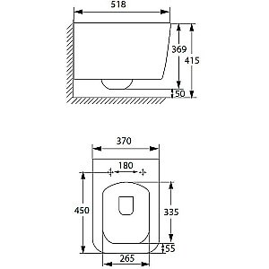 Унитаз подвесной Allen Brau Liberty 2 4.33007.21 белый матовый, безободковый купить в интернет-магазине Sanbest