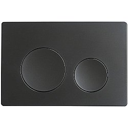 Кнопка для инсталляции Veconi Flush FLV2-B черная матовая купить в интернет-магазине сантехники Sanbest