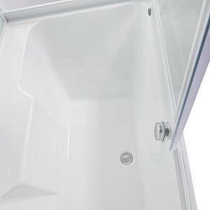 Душевая кабина Orans SR-86202W 150х90 стекло прозрачное/профиль белый купить в интернет-магазине Sanbest