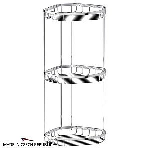 Полочка-решетка Угловая 3-х ярусная FBS Ryna 26 RYN 027 купить в интернет-магазине сантехники Sanbest