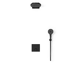 Душевая система Vincea Inspire VSFW-4I211MB черная матовая купить в интернет-магазине сантехники Sanbest