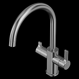 Смеситель для кухни Elghansa Kitchen Pure Water 56B5511-Steel нержавеющая сталь купить в интернет-магазине сантехники Sanbest