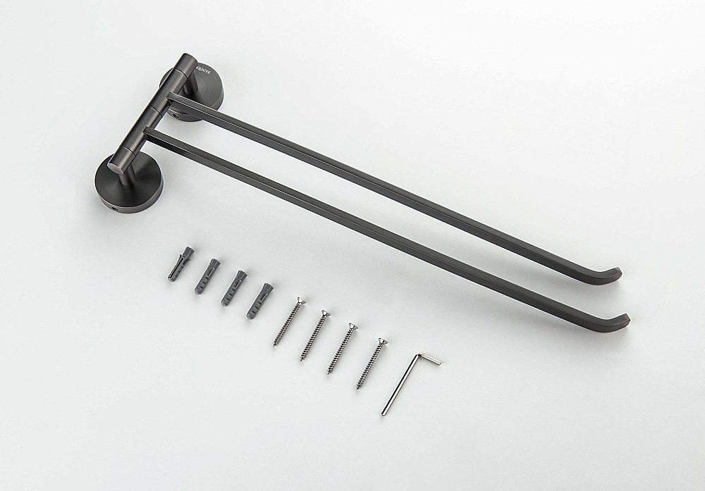 Полотенцедержатель Aquatek Бетта AQ4613BGM 41 оружейная сталь купить в интернет-магазине сантехники Sanbest