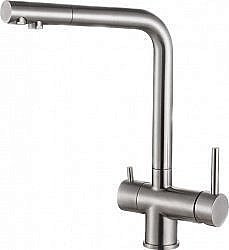 Смеситель для кухни Zorg Inox SZR-7039 Сталь купить в интернет-магазине сантехники Sanbest