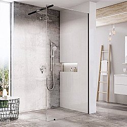 Душевое ограждение Ravak WALK-IN WALL ST 70/W SET-900 Wall стекло прозрачное/профиль черный купить в интернет-магазине Sanbest