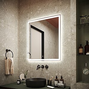 Зеркало Sancos City 70х80 CI700 белое в ванную от интернет-магазине сантехники Sanbest