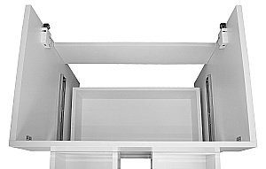 Тумба с раковиной подвесная Loranto Аврора CS00105305 60 раковина Monte NEO 60, белая для ванной в интернет-магазине Sanbest