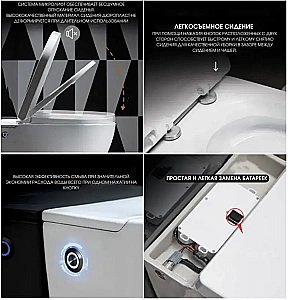 Унитаз подвесной CeruttiSpa Argentera Aria Pulse 10590 белый, безободковый, с крышкой микролифт купить в интернет-магазине Sanbest