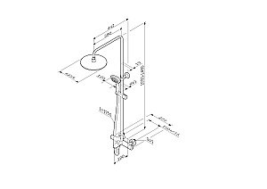 Душевая система AM.PM Spirit 2.0 F0770A510 купить в интернет-магазине сантехники Sanbest