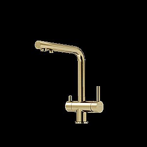 Смеситель для кухни Sancos Foster SC4014BG брашированное золото купить в интернет-магазине сантехники Sanbest