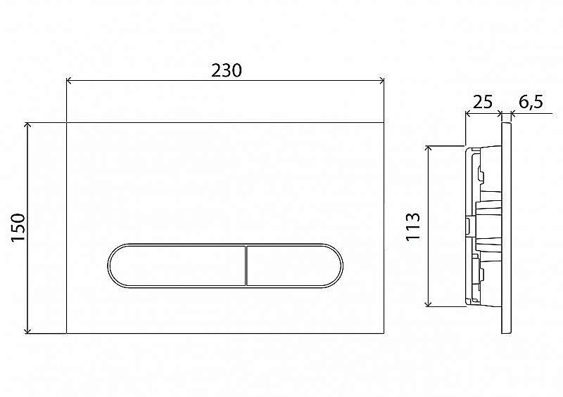 Унитаз подвесной BelBagno Sfera BB046CHR безободковый, с крышкой микролифт, с инсталляцией и кнопкой хром купить в интернет-магазине Sanbest
