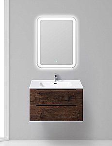 Тумба с раковиной Belbagno ETNA 90 Rovere Moro для ванной в интернет-магазине Sanbest