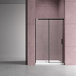 Душевая дверь Vincea DICE VDS-4D150CLB 150 черный/прозрачная купить в интернет-магазине Sanbest