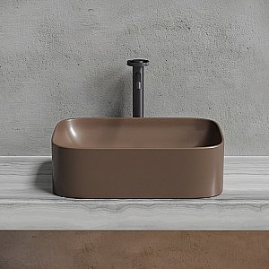 Раковина Ceramica Nova Element 50 CN6052MDB темно-коричневая матовая купить в интернет-магазине Sanbest