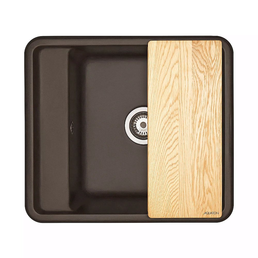 Мойка кухонная Акватон Беллис 57 кофе купить в интернет-магазине сантехники Sanbest