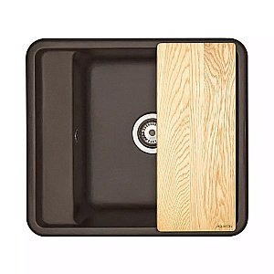 Мойка кухонная Акватон Беллис 57 кофе купить в интернет-магазине сантехники Sanbest