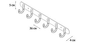 Крючок FIXSEN EQUIPMENT FX-1716 купить в интернет-магазине сантехники Sanbest