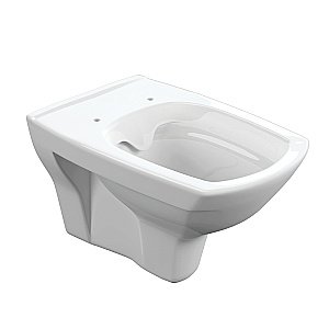 Унитаз подвесной Cersanit CARINA XL CO DPL EO slim c инсталляцией VECTOR/кнопка CORNER хром глянцевый, с крышкой микролифт, безободковый купить в интернет-магазине Sanbest