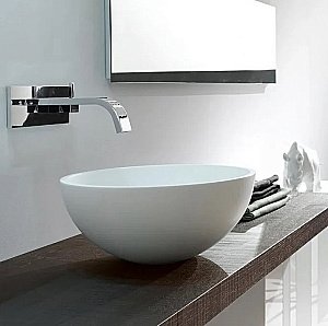 Раковина накладная Artceram La Ciotola 46 LLCL001 01 00 белая купить в интернет-магазине Sanbest