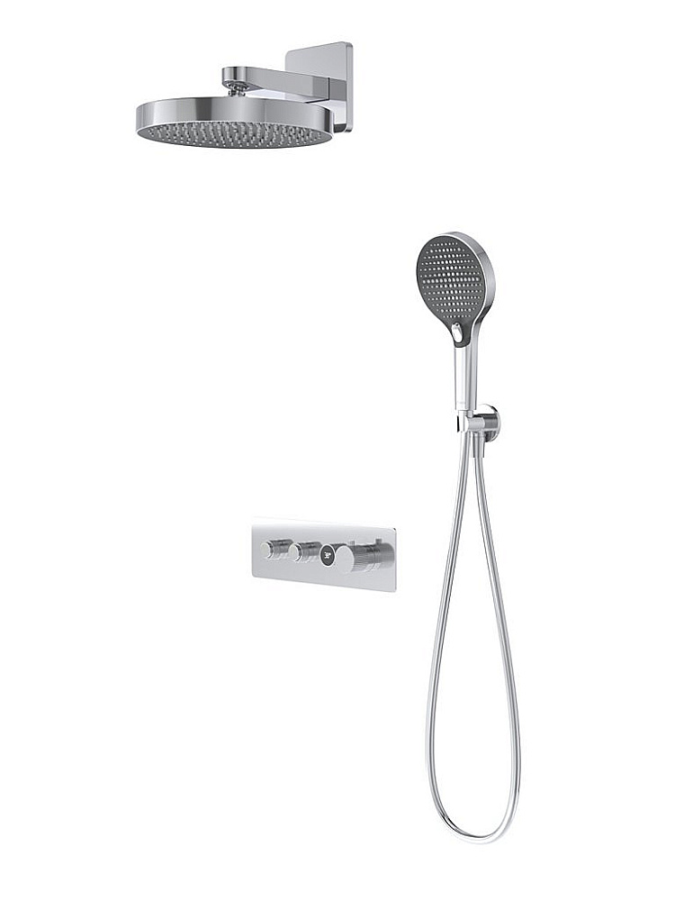 Душевая система Cezares RAIN2 SET-T-01 хром купить в интернет-магазине сантехники Sanbest