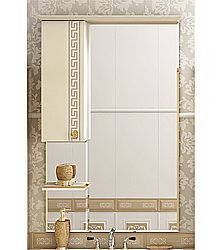 Зеркало со шкафом Misty Olimpia Lux 75 левое купить в интернет-магазине сантехники Sanbest