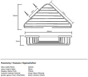 Мыльница Bemeta Cytro 104308175 купить в интернет-магазине сантехники Sanbest