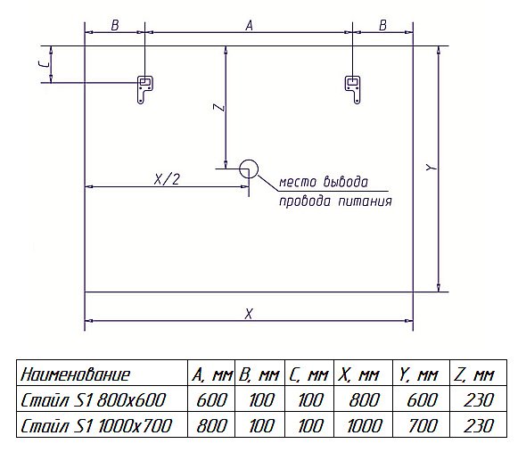 Зеркало Misty Стайл S1 100x70 в ванную от интернет-магазине сантехники Sanbest