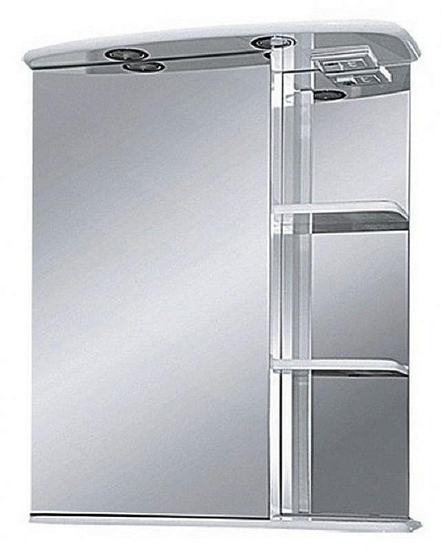 Зеркальный шкаф Misty Магнолия 60 белый купить в интернет-магазине сантехники Sanbest