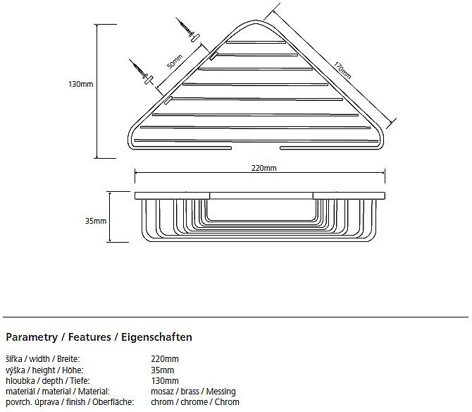 Мыльница Bemeta Cytro 104308175 купить в интернет-магазине сантехники Sanbest