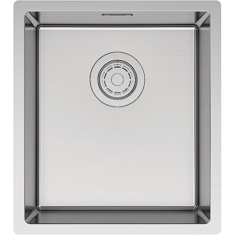 Кухонная мойка Paulmark Yuni 39 YU39-BS брашированная сталь купить в интернет-магазине сантехники Sanbest