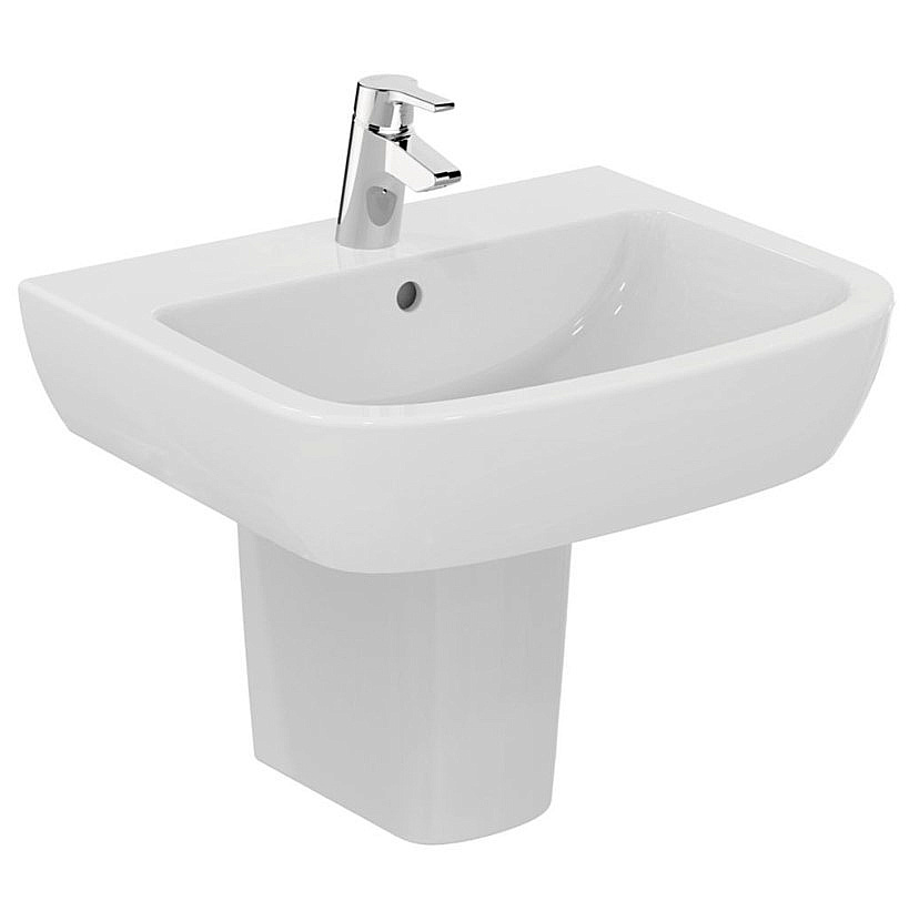 Раковина на полупьедестале Ideal Standard Tempo 60 T056401 белая купить в интернет-магазине Sanbest