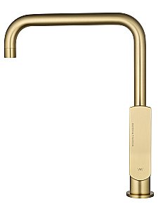 Смеситель для кухни WONZON & WOGHAND, Брашированное золото (WW-L1006-BG) купить в интернет-магазине сантехники Sanbest