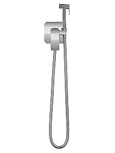 Смеситель с гигиеническим душем встраиваемый WONZON & WOGHAND DIAMOND, Хром (WW-88829011-CR) купить в интернет-магазине сантехники Sanbest