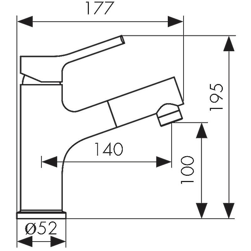 Смеситель для раковины Kaiser Douglas 12111 купить в интернет-магазине сантехники Sanbest