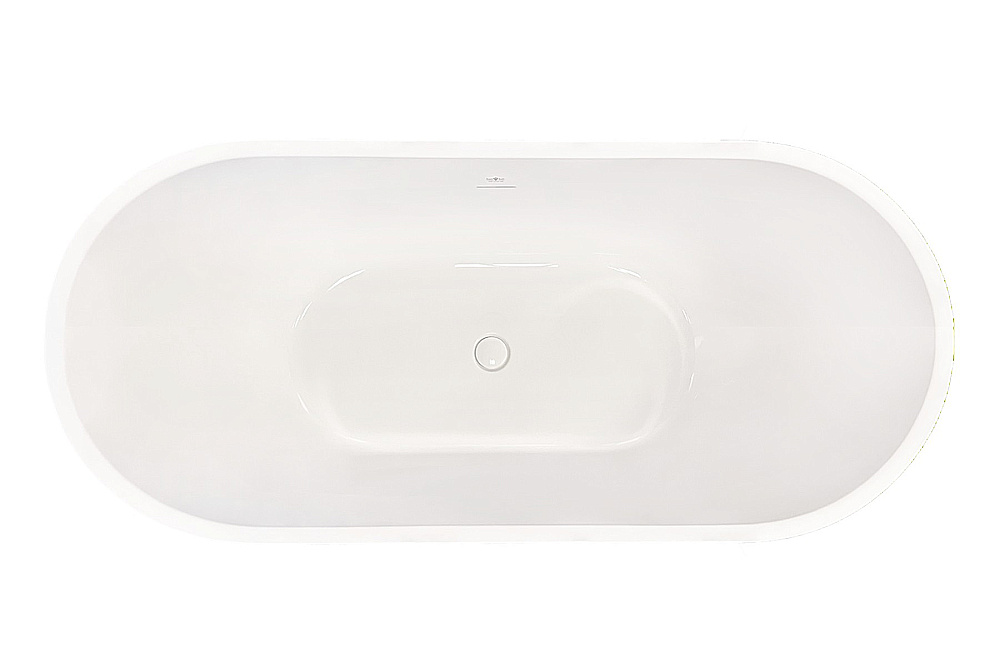 Акриловая ванна Royal Bath Wave RB610102 180х80 Белая/Фурнитура Белая купить в интернет-магазине Sanbest