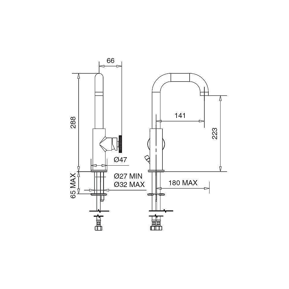 Смеситель для раковины Migliore Reversa 28196 хром купить в интернет-магазине сантехники Sanbest