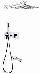 Душевая система ABBER Daheim AF8217 хром купить в интернет-магазине сантехники Sanbest