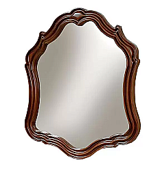 Зеркало Cezares Topazio TO03.02 Ciliegio Anticato темное дерево в ванную от интернет-магазине сантехники Sanbest