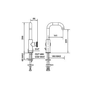 Смеситель для раковины Migliore Reversa 28196 хром купить в интернет-магазине сантехники Sanbest
