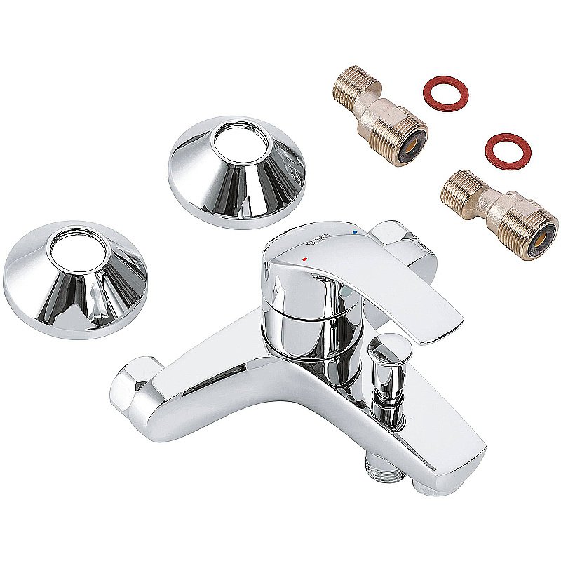 Набор смесителей для ванной Grohe Eurosmart 124446 хром купить в интернет-магазине сантехники Sanbest