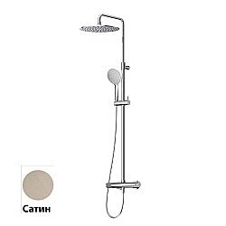 Душевая система Cezares LEAF-CDA-25-L-ST Сатин купить в интернет-магазине сантехники Sanbest