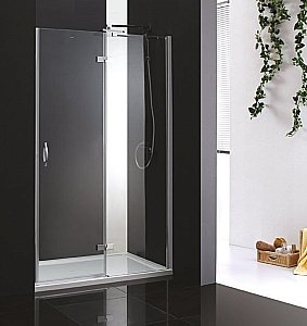 Душевая дверь Cezares Bergamo B-12-120 хром прозрачный купить в интернет-магазине Sanbest